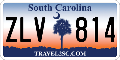 SC license plate ZLV814