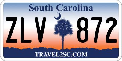 SC license plate ZLV872