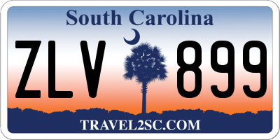 SC license plate ZLV899