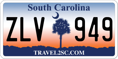 SC license plate ZLV949