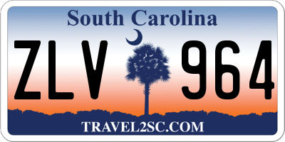 SC license plate ZLV964