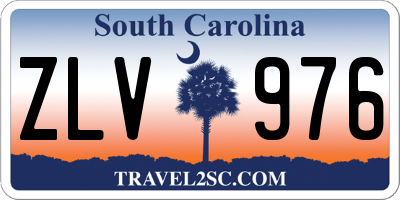 SC license plate ZLV976