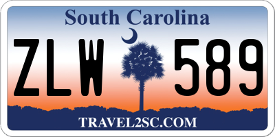 SC license plate ZLW589