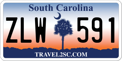 SC license plate ZLW591