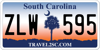 SC license plate ZLW595
