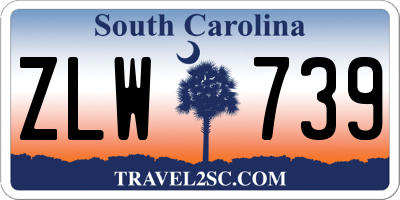 SC license plate ZLW739