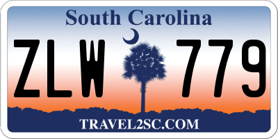 SC license plate ZLW779