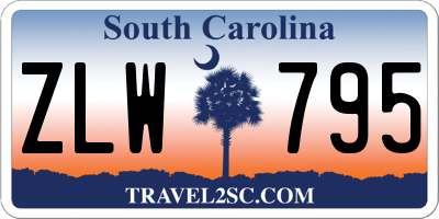 SC license plate ZLW795