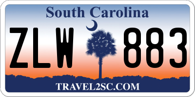 SC license plate ZLW883