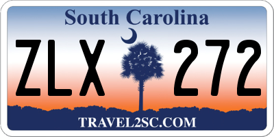 SC license plate ZLX272