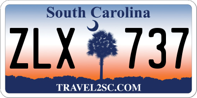 SC license plate ZLX737