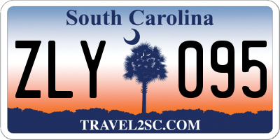 SC license plate ZLY095
