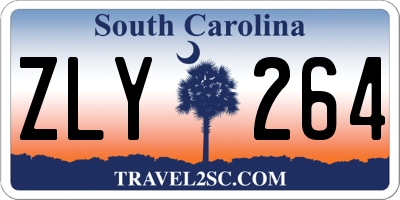 SC license plate ZLY264