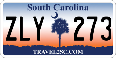 SC license plate ZLY273
