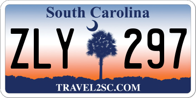 SC license plate ZLY297