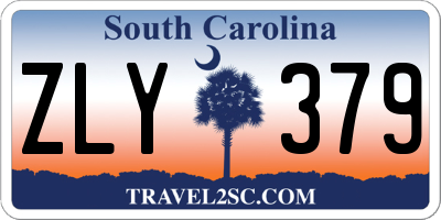 SC license plate ZLY379