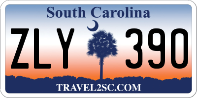 SC license plate ZLY390