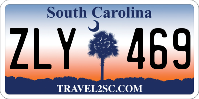 SC license plate ZLY469