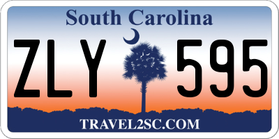 SC license plate ZLY595