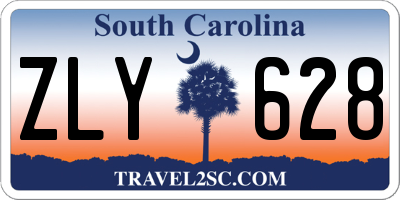 SC license plate ZLY628