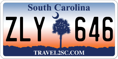 SC license plate ZLY646