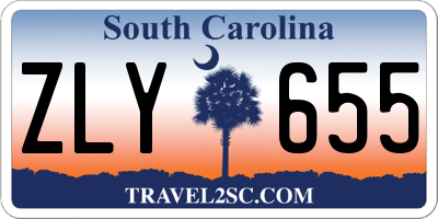 SC license plate ZLY655