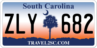 SC license plate ZLY682