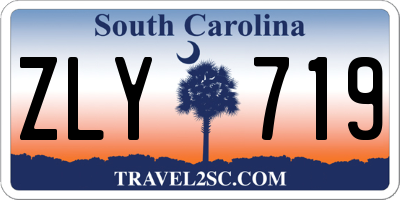 SC license plate ZLY719