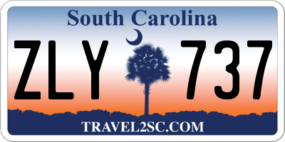 SC license plate ZLY737