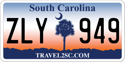 SC license plate ZLY949