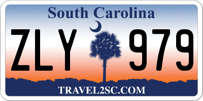 SC license plate ZLY979