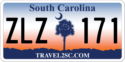 SC license plate ZLZ171