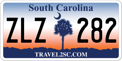 SC license plate ZLZ282