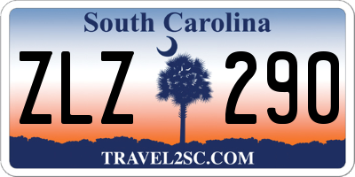 SC license plate ZLZ290