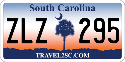 SC license plate ZLZ295