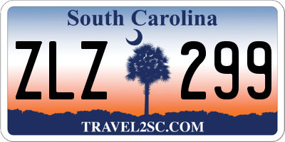 SC license plate ZLZ299