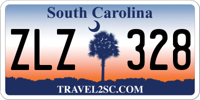 SC license plate ZLZ328