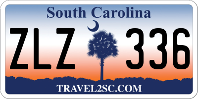 SC license plate ZLZ336