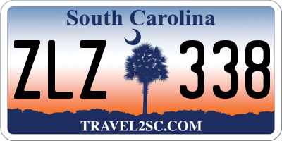 SC license plate ZLZ338