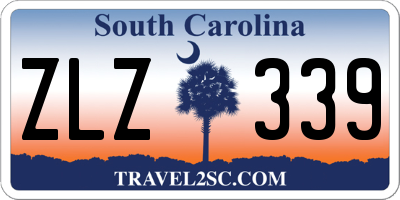 SC license plate ZLZ339