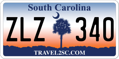 SC license plate ZLZ340