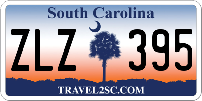 SC license plate ZLZ395