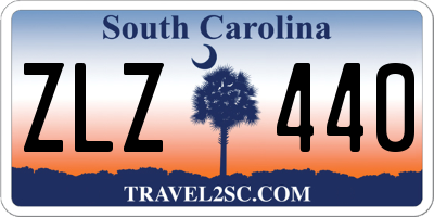 SC license plate ZLZ440