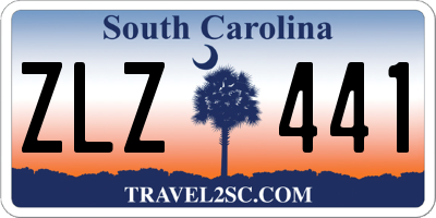 SC license plate ZLZ441