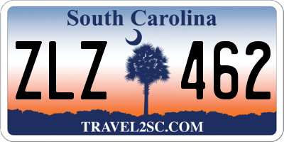 SC license plate ZLZ462