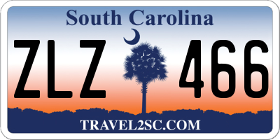 SC license plate ZLZ466