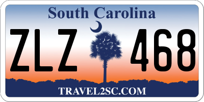 SC license plate ZLZ468