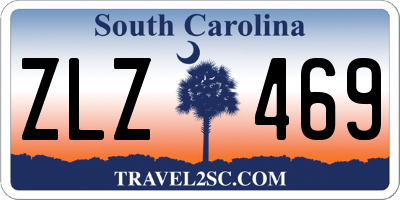 SC license plate ZLZ469