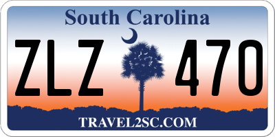 SC license plate ZLZ470