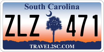SC license plate ZLZ471